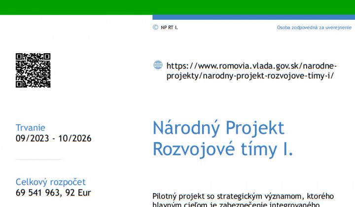 Fotka - Rozvojový tím, NP RT I.